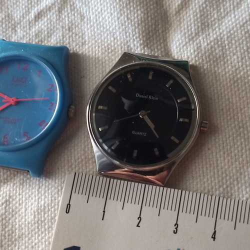 Watches Q&Q and Daniel Klein like new, set of 2, no straps