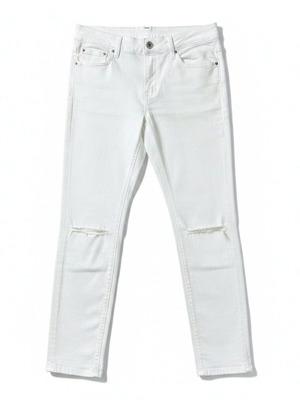 Esprit EDC White Slim Fit Low-Rise Jeans, Waist 29