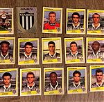  19 μονα χαρτακια ΚΑΛΑΜΑΤΑ απο την συλλογή Ποδόσφαιρο 1998 της Πανινι