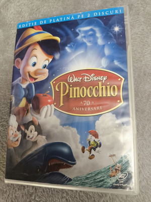 Πινόκιο Disney DVD μεταχειρισμένο, μεταγλωττισμένο