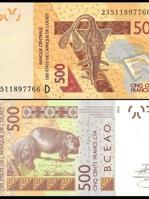 Μάλι 500 Francs 2023 καινούργιο UNC