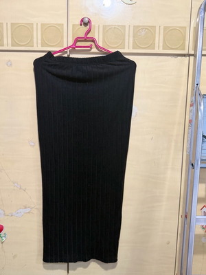 Classic Black Ribbed Set A-Style like new, black