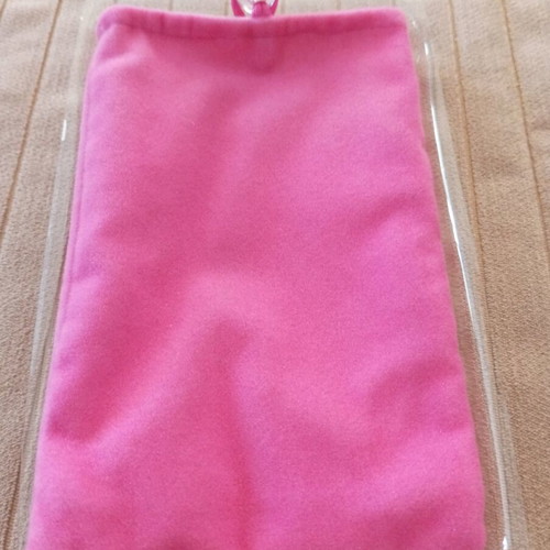 Phone case new velvet pink 15×9.5