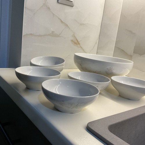 Bavarian Germany porcelain set, 7 pieces