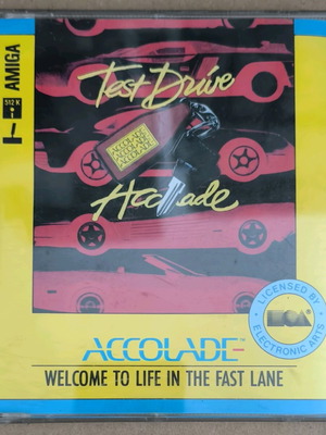 Test Drive (Accolade) Amiga σε άριστη κατάσταση, πλήρες στη θήκη