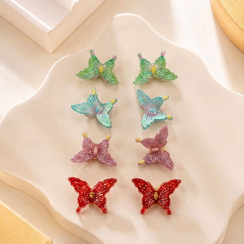 Handmade 3D Butterfly Magic Earrings in Multiple Colors