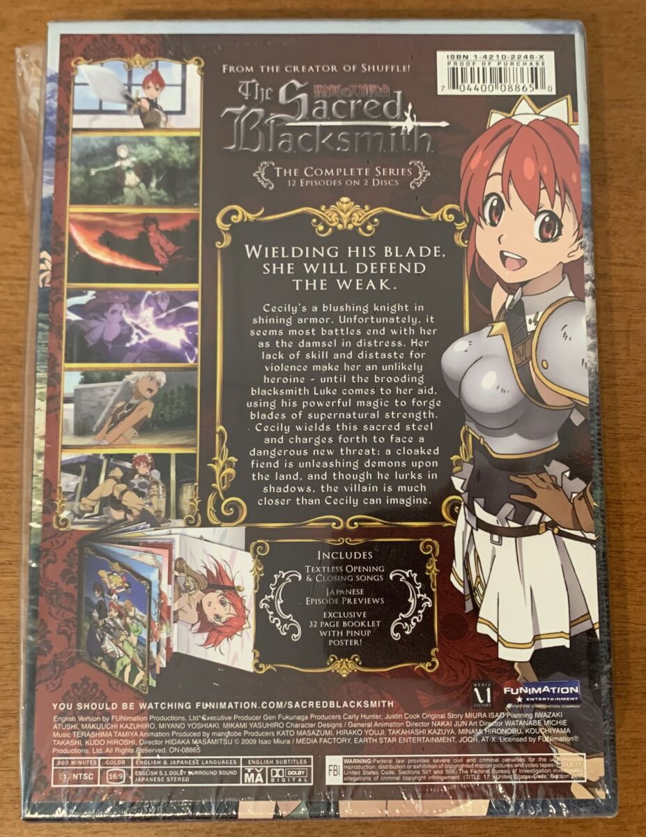 The Sacred Blacksmith DVD collector's… - € 79,90 - Vendora.cy