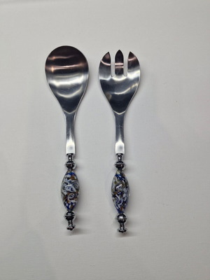 Salad serving set like new