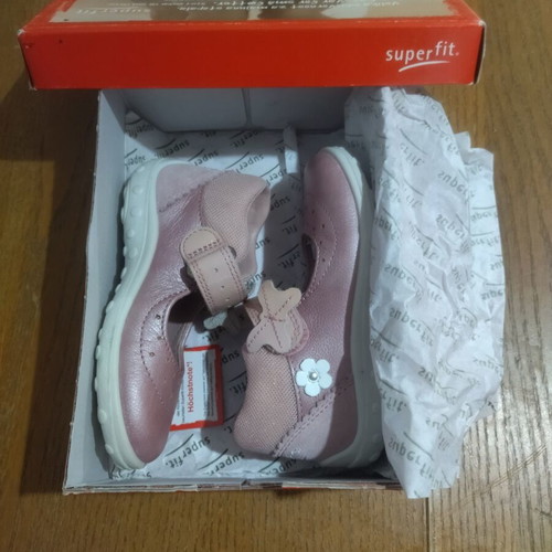 Superfit Ballerina Shoes Size 24 Like New, Pink Leather
