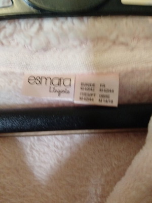 Esmara lingerie fleece onesie pink size L like new