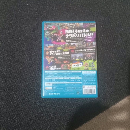 Splatoon Nintendo Wii U game used, Japanese edition