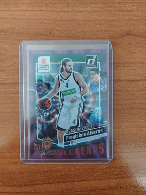 Panini Donruss Euroleague 2023-2024 Fragiskos Alvertis Purple Laser card like new /99
