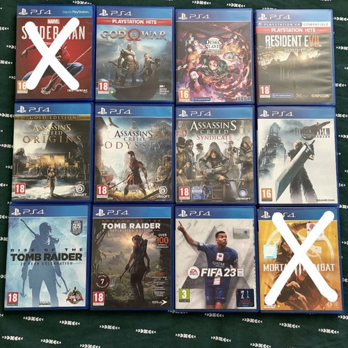 PlayStation 4 games like new in excellent condition