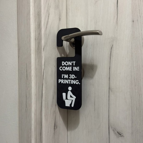 Bathroom door decoration new