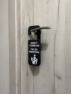 Bathroom door decoration new