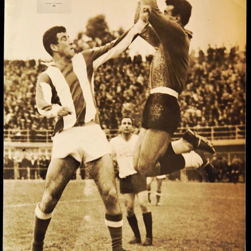 Press photo Apollon PAOK 1-0 1963 used