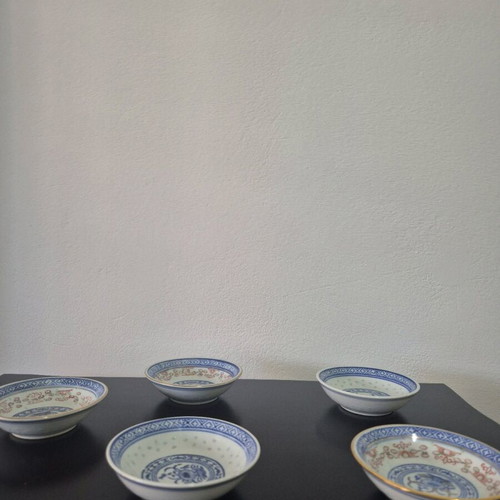 Chinese sushi plates set like new