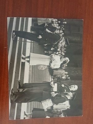 Authentic press photo 17/10/1939 King George VI used, censorship stamp