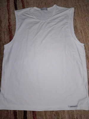 Athletic shirt Guy Laroche used, white, size XL