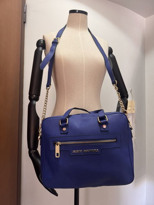 Juicy Couture blue crossbody bag like new with gold details vintage style