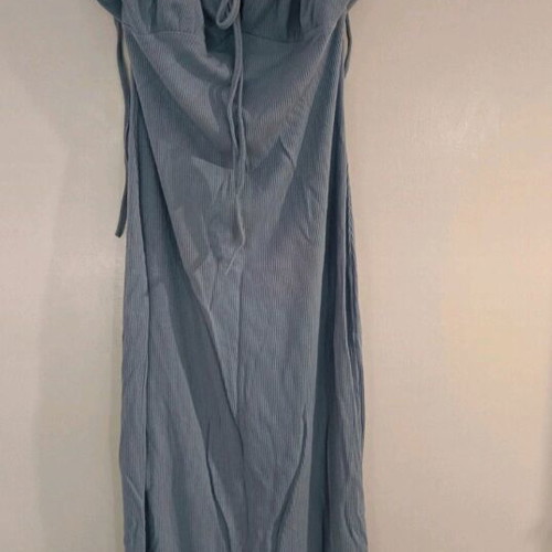 Midi blue dress like new, summer style