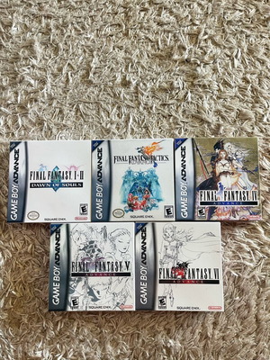 Nintendo Game Boy Advance Final Fantasy ολοκληρωμένο σετ σαν καινούργιο