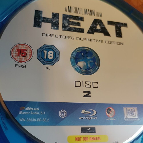 Heat Director's Definitive Edition Blu-Ray like new with English and Bulgarian subtitles
