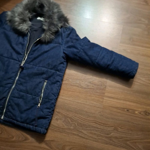 Mango women's jacket new blue without tag size S