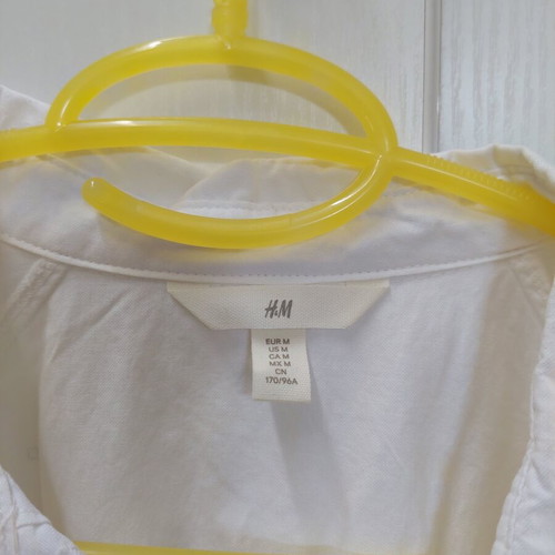 H&M white cotton shirt, size M