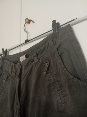 Fabric pants A-Style gray size S like new, made in Italy