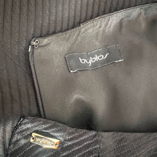 Byblos dress like new, black, viscose wool acetate blend, size S