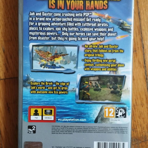 PSP Jak And Daxter Lost Frontier used, complete, with worn case