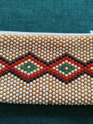 Μπεντενέ πορτοφόλι σαν καινούργιο, πολύχρωμο, από τη δεκαετία του 1960