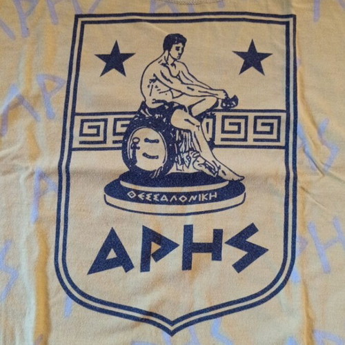 T-shirt with Aris print for 6-year-old children like new, yellow