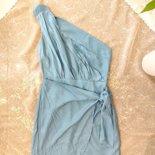 Blue dress like new, size S / 36 / 8, 100% polyester