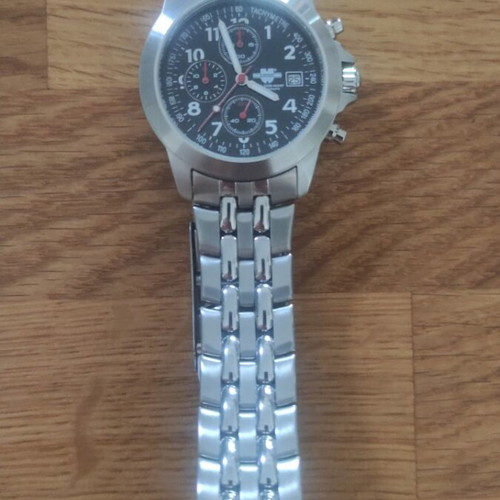 Wurth watch new, silver color