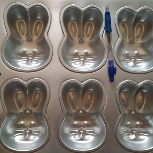 Easter children's cake molds new, set of 3 pieces