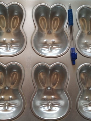 Easter children's cake molds new, set of 3 pieces