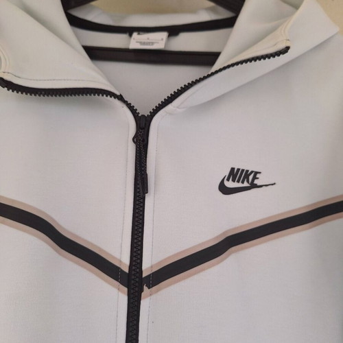 Nike Sportswear Tech Fleece white hoodie jacket like new size L