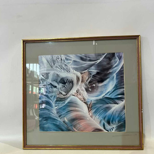 Vintage decorative wall frame print by Petros Ptochopoulos used 41x44