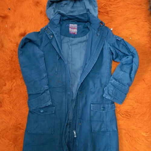Women's parka jacket like new, gray, size S