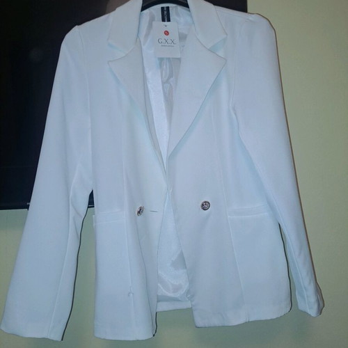 Women's suit set new, white, size S