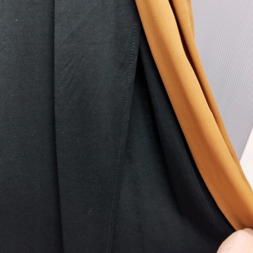 Zara two-tone dress new, size M, black and tan