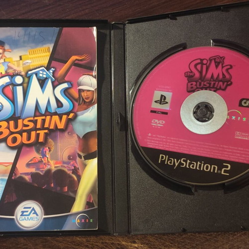 The Sims Bustin Out PS2 game used, role playing