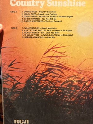 Goodyear Presents Country Sunshine LP used, RCA Special Products compilation