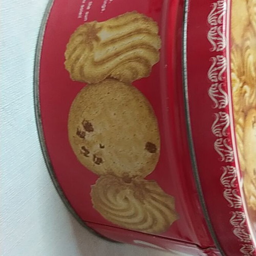 Papadopoulos Collectible Tin Cookie Box used, 1988
