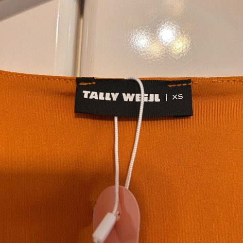 Tally Weijl dress XS long sleeve new, ochre color
