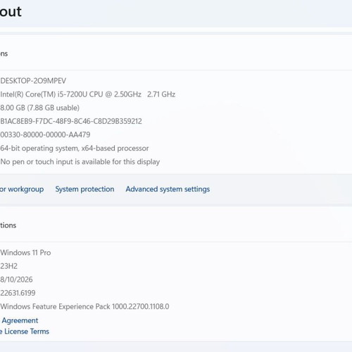 Lenovo IdeaPad 320-15IKB laptop 15.6" i5-7200U 8GB 256GB SSD NVIDIA 940MX