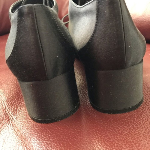 Fendissime Oxford Lace-Up Shoes Size 37.5 Like New Black