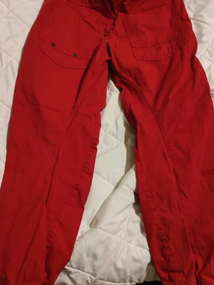 Marks & Spencer red jean pants for girls size 9-10 years 140 cm new